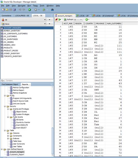 Image result for SQL Developer View