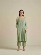 Forest Sap Tunic Dress: Shop Elegant Embroidered Styles