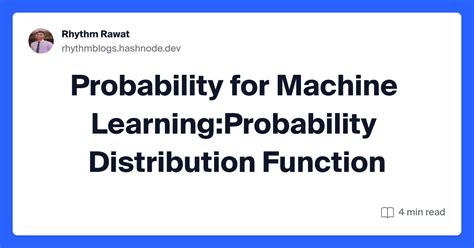 Image result for Probability for Machine Learning