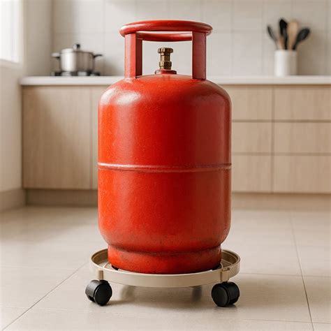 Buy Rosemary Sivia Cylinder Trolley from Home Centre at just INR 599.0