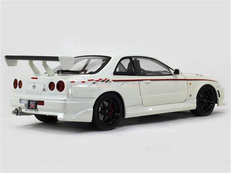 1999 Nissan Skyline GT-R BNR34 1:18 Greenlight diecast Scale Model Car ...
