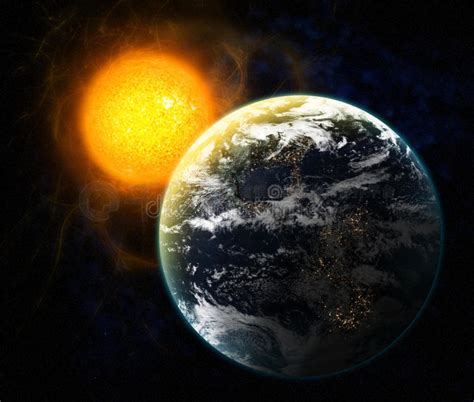 地球 和太阳 的图像结果