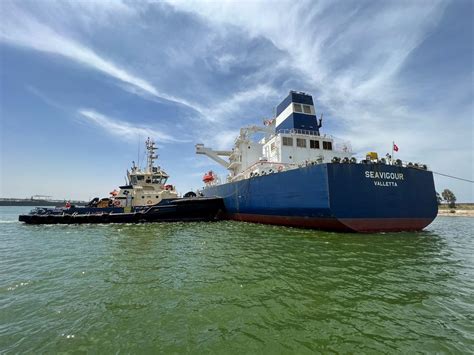 Egypt Tows Away Stranded Tanker In Suez Canal