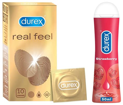 Buy Durex Real Feel Condoms for Men - 10 Count| For Real Skin on Skin ...