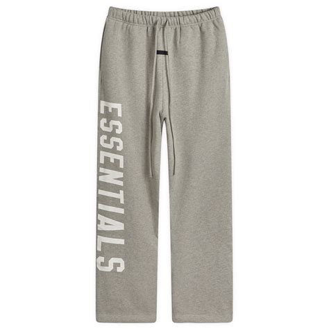 Fear of God ESSENTIALS Fleece Essential Sweatpants Dark Heather | END. (ES)