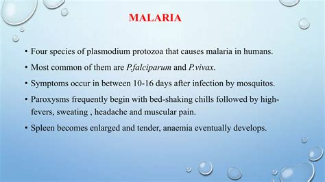 Protozoan diseases in human beings | PPTX