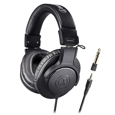 Audio-Technica ATH-M20x/1.6 Professional Monitor Headphones, Wired ...
