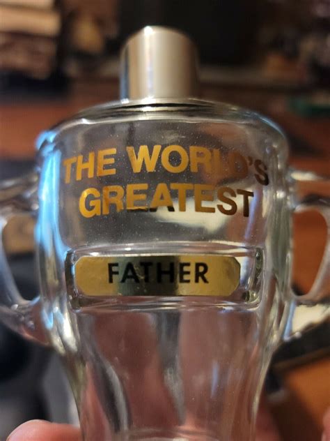 Buy Cologne Worlds Greatest Dad Trophy Bottle Vintage serialized on ...