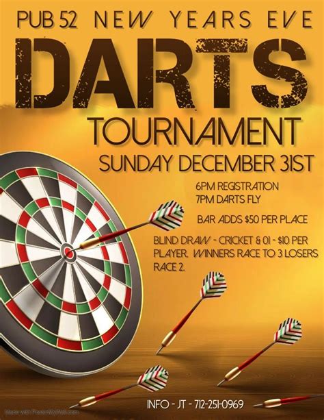 Pub 52 New Years Eve Darts Tournament, Pub 52, Sergeant Bluff, 31 ...