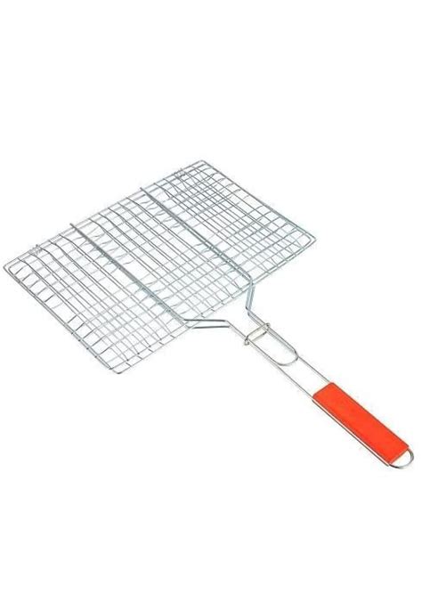 Portable Barbecue BBQ Grill Net Basket Roast Chromium Plated/Barbecue ...