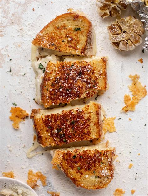 Garlic Bread Grilled Cheese Recipe