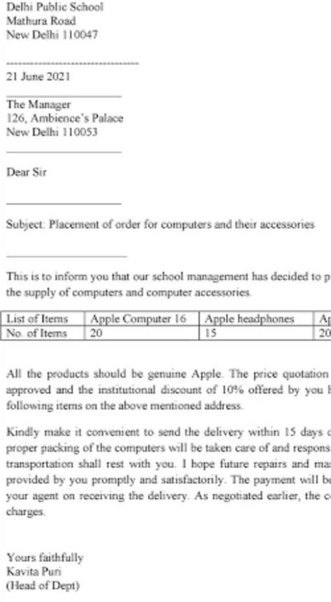 A) You are Kavita Puri, Computer Incharge of DPS. Your school wishes to ...