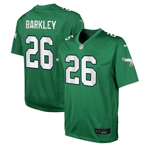 Youth Nike Saquon Barkley Kelly Green Philadelphia Eagles Game Jersey ...