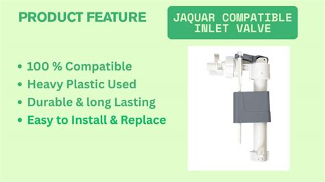 ALLINHUB JAQUAR TYPE INLET VALVE / NEW JAQUAR TYPE INLET Flush Tank ...