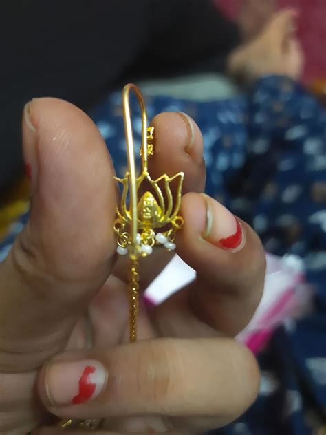 UNNIYARCHA Lotus Drop Sui Dhaga Earrings, Earring,stud Earrings for ...