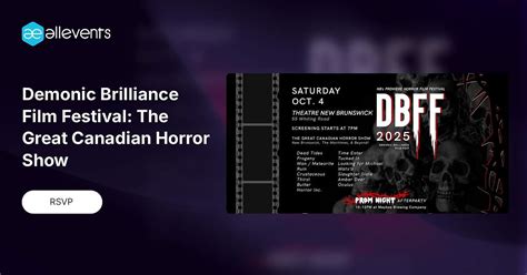 Demonic Brilliance Film Festival: The Great Canadian Horror Show ...