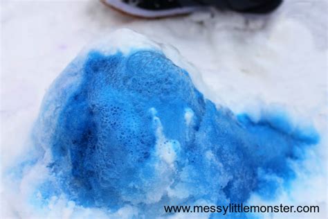 Snow Volcano Science Experiment 的图像结果