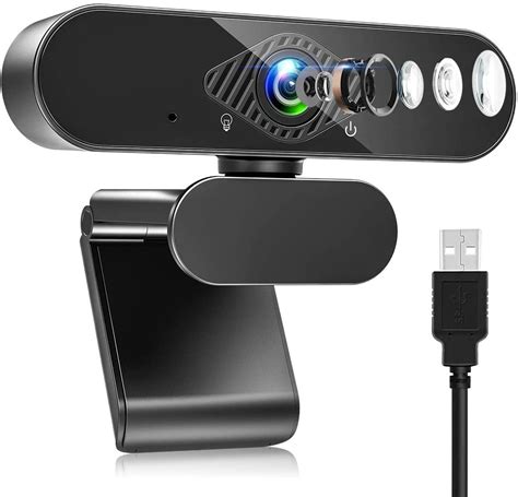 Buy USB Webcam with Microphone, 1080P HD Streaming Webcam for PC, MAC ...