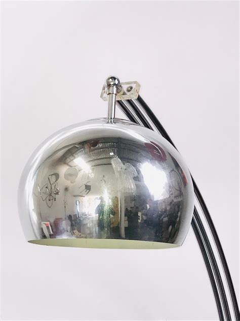 Italian Midcentury chrome Arc Lamp with Marble Base, 1960s For Sale at ...