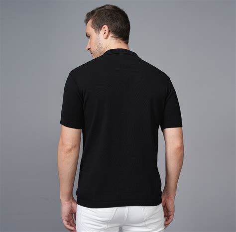 FLAT KNIT COTTON POLO SHIRT