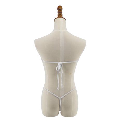 SHERRYLO Teardrop Micro Bikini Mini Thong Bottom Adjustable Triangle ...