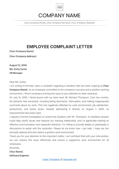 Free Absconding Employee Letter Template - Edit Online & Download | Template.net
