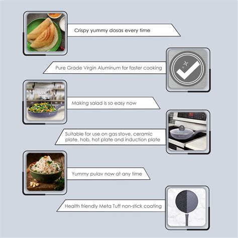 Buy Granite Non-stick Cookware Set, 4Pc,grey Online At Best Price ...