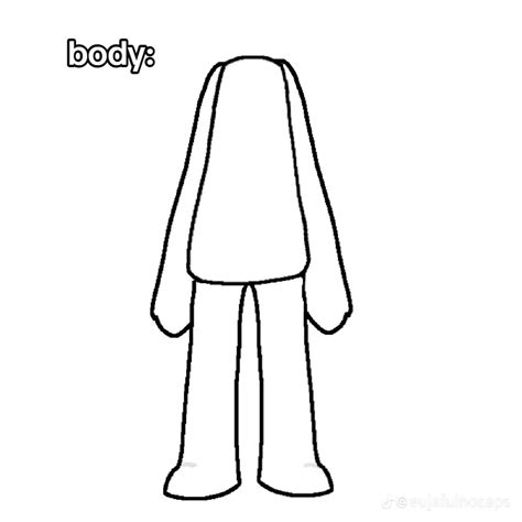 Dandy's world body base | Oc template, Dandy, Drawing base