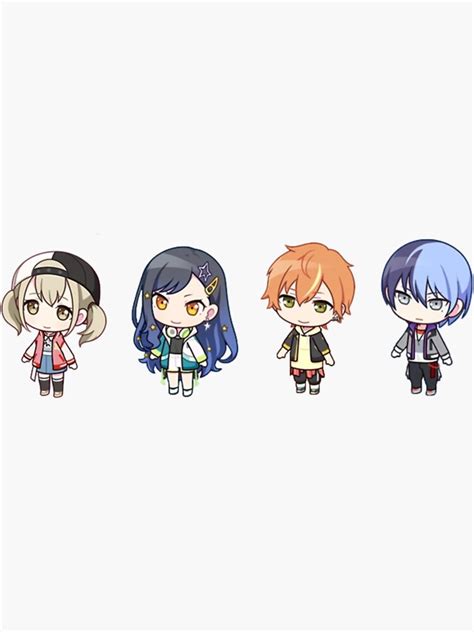 "Vivid Bad Squad Chibis " Sticker for Sale by oyasuminana | Redbubble