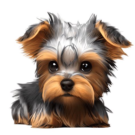 How To Draw A Realistic Yorkie - Highly Detailed Longhaired Yorkie Puppy Sketch 70519155 1 how ...