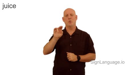 juice in ASL - Example # 2 - American Sign Language