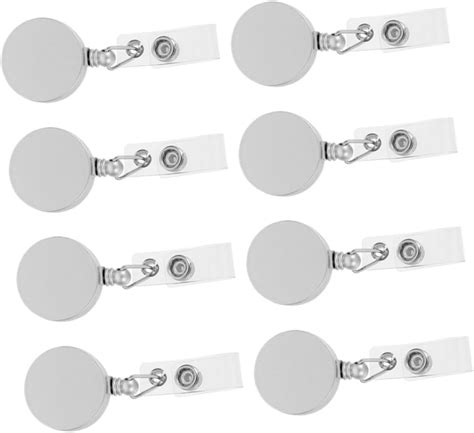 16 Pcs Easy to Buckle Badge Holder Alligator Swivel Clip Name Tag Clip ...