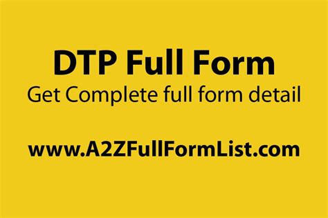 DTP Full Form 的图像结果