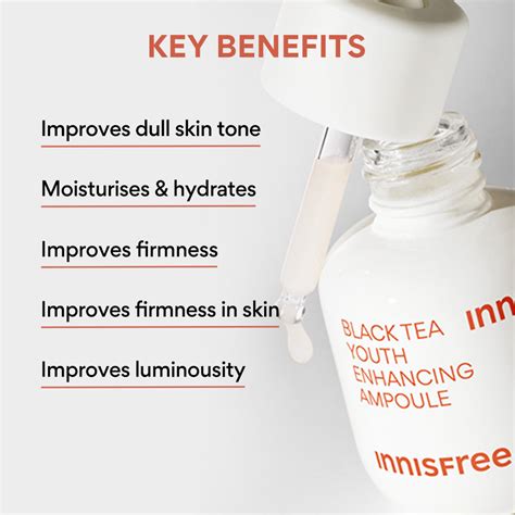 Buy Black Tea Youth Ampoule 30ML Online – INNISFREE India