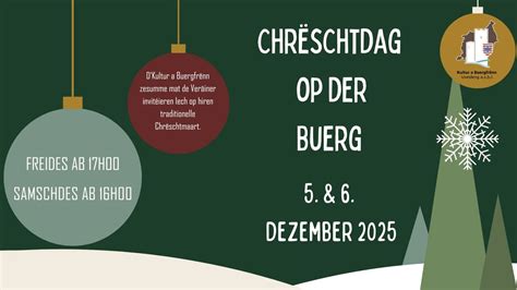 Chrëschtmaart op der Buerg, 2, rue de l'église, 8706 Useldange ...