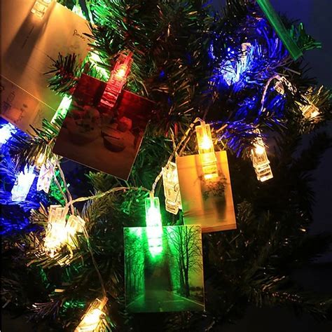 Elegant Wedding & Party Reception LED Photo Clip String Lights - 20 ...