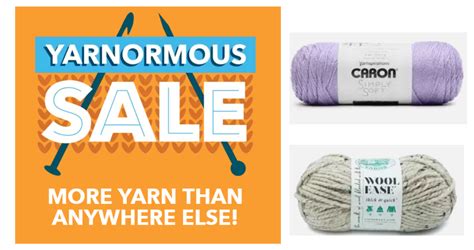 JoAnn Yarnormous Yarn Sale Starting at $1.49 :: Southern Savers