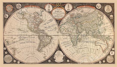 Buy Magnet 1790s Historic World Map of The Discoveries of Captain Cook ...