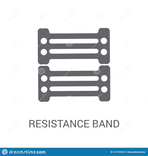 Resistance Band Icon. Trendy Resistance Band Logo Concept On White ...