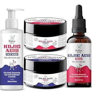 Pattra Kojic Acid Cream ,Serum, Face Wash 2% Kojic Acid Night Cream ...