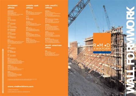 All Altrad RMD Kwikform catalogs and technical brochures