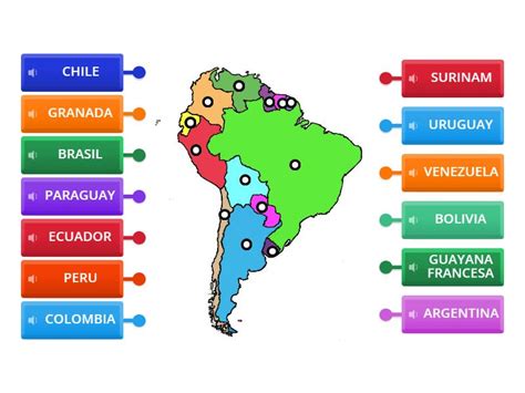 Image result for Sur America Map