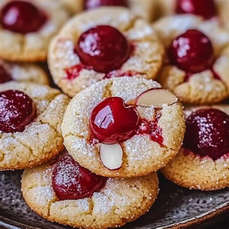 Cherry Almond Amish Sugar Cookies - Recipes Epic