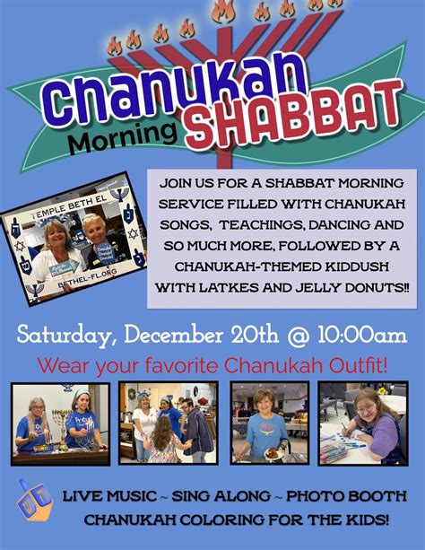 Chanukah Shabbat Morning Service!, 5150 Peridia Blvd E, Bradenton, FL ...
