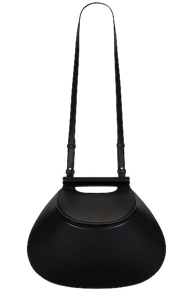 Bottega Veneta Shoulder Bag in Black & Gold | FWRD