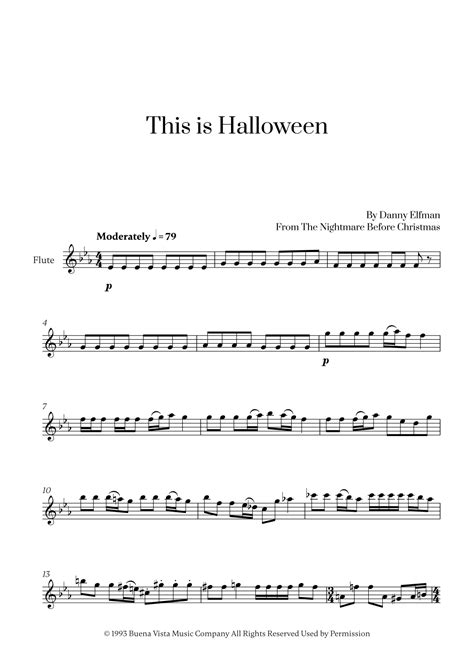 This Is Halloween (arr. Cadenza Editions) by Danny Elfman Sheet Music ...