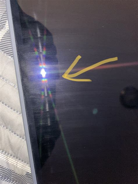 Faint vertical lines on iPad screen. When I polish the screen with a ...