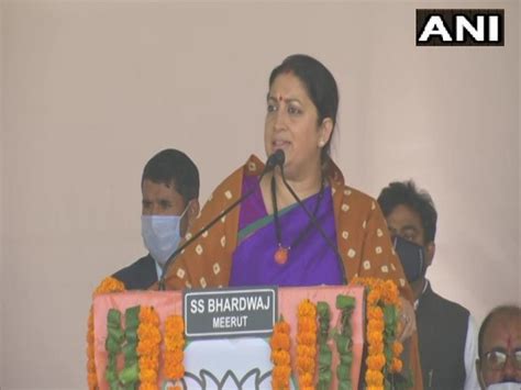 UPA supporters are misguiding farmers, says Smriti Irani