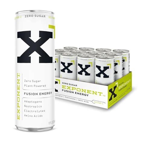 Amazon.com : Exponent - Sector-C Fusion Energy Drink | Pack of 12 ...