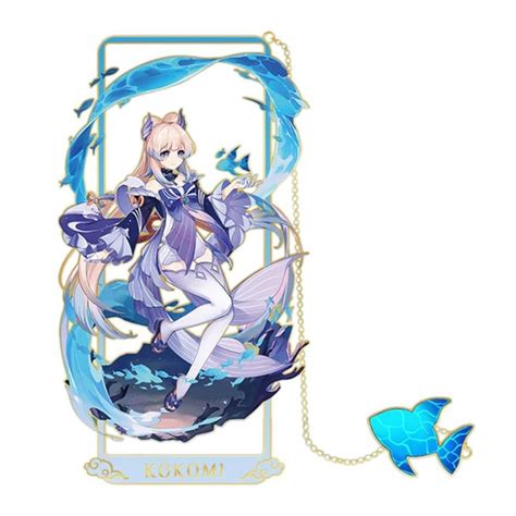 Genshin Impact Метален Книгоразделител - Sangonomiya Kokomi